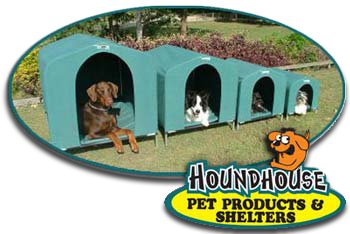 Houndhouse Dog Kennel Group with Logo